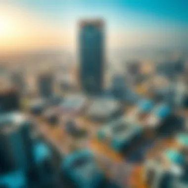 Rolex Tower and Its Vibrant Surroundings Aerial view highlighting the surrounding commercial area of Rolex Tower