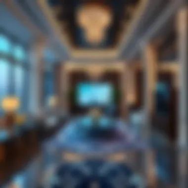 Interior amenities of Al Fahad Building illustrating luxury living