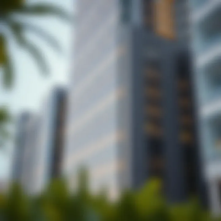 Architectural details of Alattar Tower highlighting its unique design
