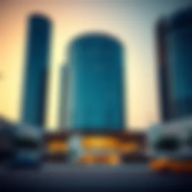 Aldar HQ Building Exterior Exterior view of Aldar HQ Building showcasing its unique circular design