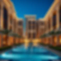 Luxurious exterior view of Bianca residential complex in Dubai