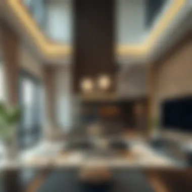 Contemporary Interior Design by Binghatti Interior design of a modern residence by Binghatti Developers