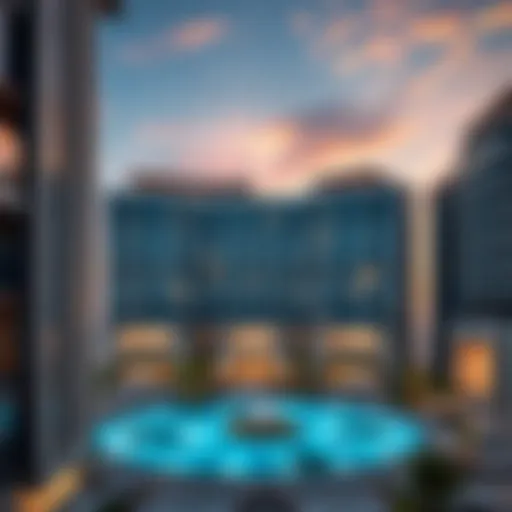 Stunning architectural view of Binghatti Vista