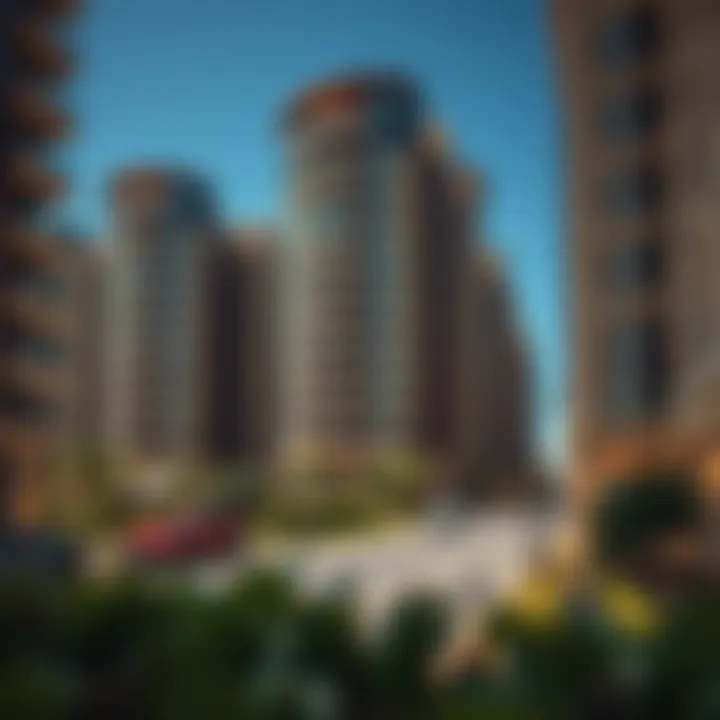 Residential Luxury on City Avenue Luxurious residential buildings in City Avenue