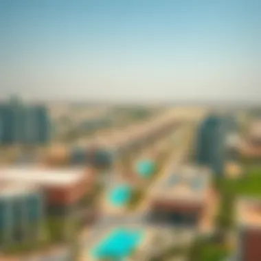 Scenic Overview of Nakheel Developments Stunning view of Nakheel properties in Dubai