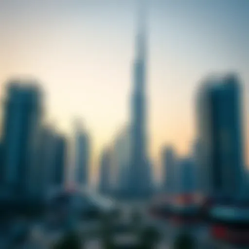 A luxurious Dubai skyline showcasing modern architecture