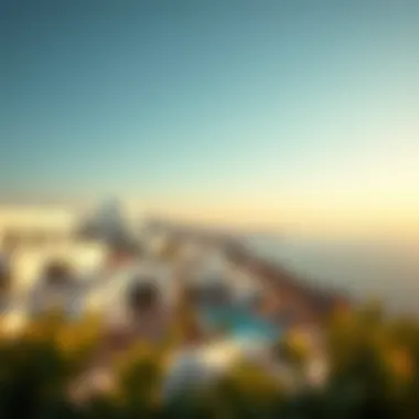 Stunning architectural view of Damac Lagoons Santorini