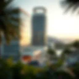 Breathtaking view of Damac Marbella's architecture