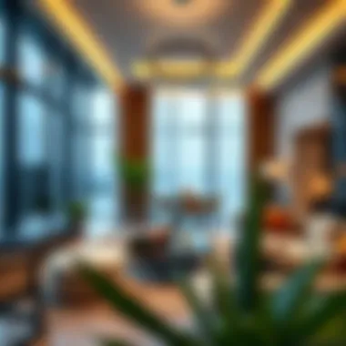 Interior Design of Danube Bayz Residence Luxurious interior of a residential unit in Danube Bayz