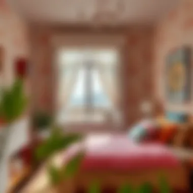 Culturally Inspired Girls Bedroom Culturally inspired girls bedroom highlighting local influences