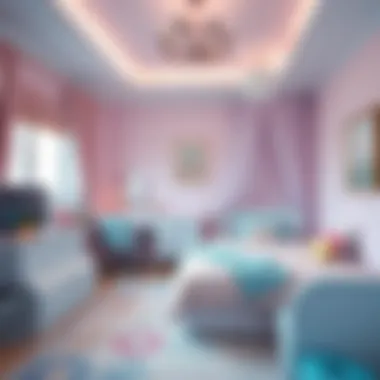 Whimsical Girls Bedroom Design Whimsical girls bedroom design with pastel colors