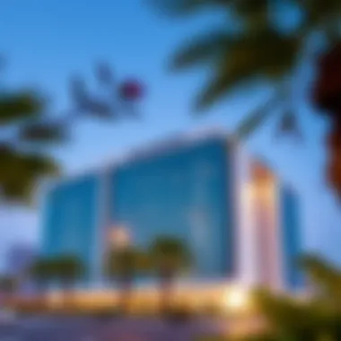 Dubai Land Department Headquarters Illustration of Dubai Land Department office building