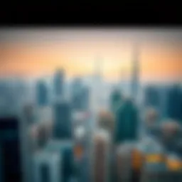 Overview of Dubai skyline highlighting real estate developments