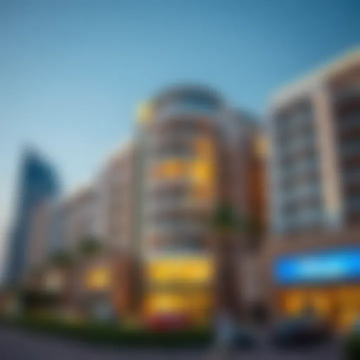 Luxurious lifestyle experience in a vibrant Dubai neighborhood