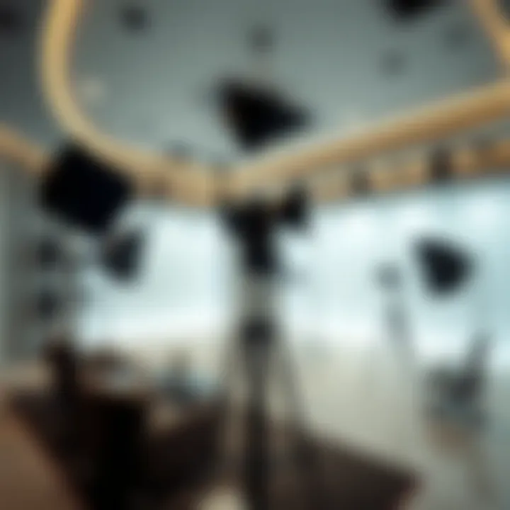 Interior of a state-of-the-art media studio in Dubai Production City