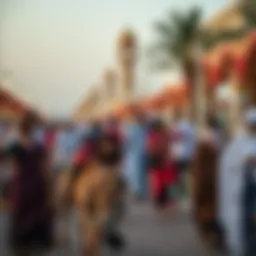 Traditional Eid Al-Adha celebration in UAE with cultural elements