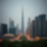 Modern Dubai skyline showcasing real estate