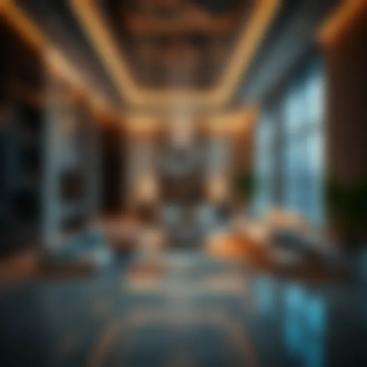 Luxurious interior of a high-end Dubai apartment