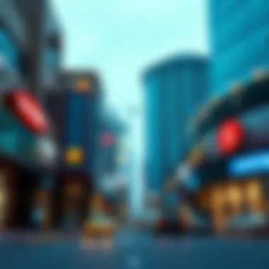 Thriving Commercial Establishments Commercial establishments thriving on Al Abraj Street