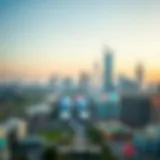Panoramic view of Al Barsha skyline showcasing modern architecture