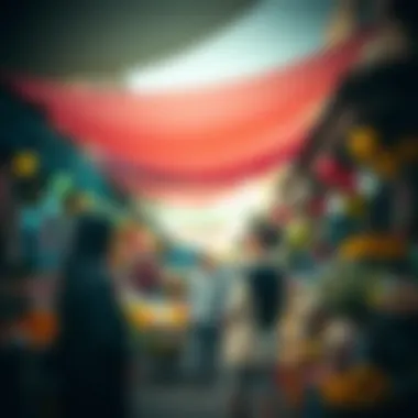 Vibrant Local Market Scene Vibrant local market highlight in Al Dhait South