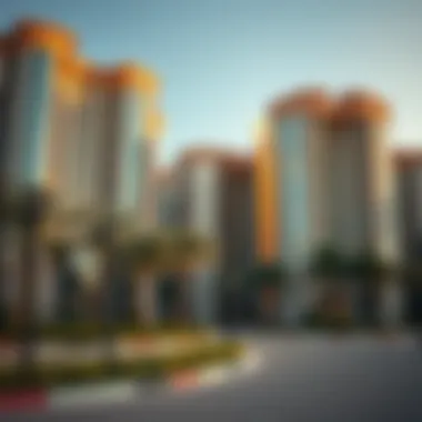 Luxurious residential buildings in Al Khail