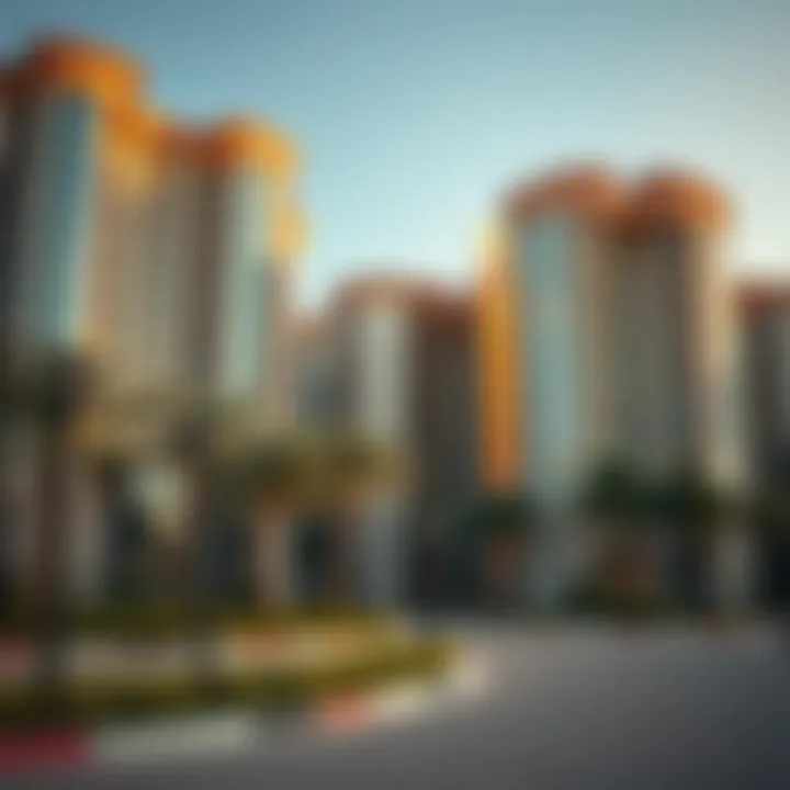 Luxurious residential buildings in Al Khail