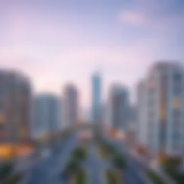 Stunning skyline of Al Markaziyah West showcasing modern architecture