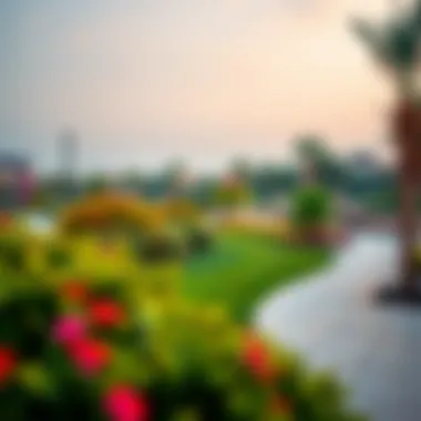 Community Park in Al Maya JVC Vibrant community park in Al Maya JVC with lush greenery