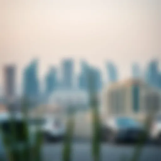 Stunning skyline view of Al Maya JVC showcasing modern architecture