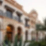 Stunning French-inspired architecture of القرية الفرنسية دبي