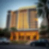 Stunning exterior view of Al Zarooni Building showcasing modern architecture