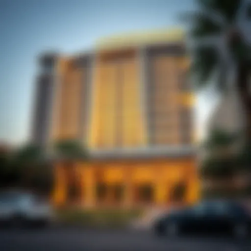 Stunning exterior view of Al Zarooni Building showcasing modern architecture