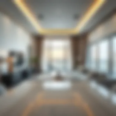 Luxury Living at Beach Rotana Residences Luxurious living space inside Beach Rotana Residences highlighting comfort and style