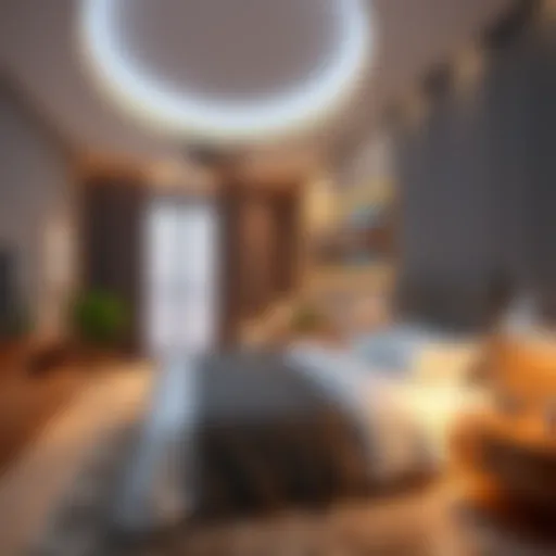 Interior view of a cozy bed space in Al Quoz