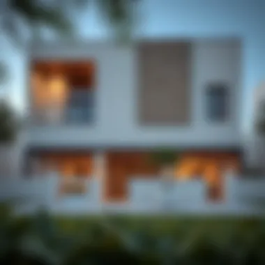 Modern Accommodation Exterior Exterior of a modern accommodation in Al Quoz