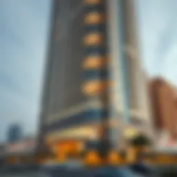 Majestic view of BM Tower Al Nahda showcasing its architectural brilliance