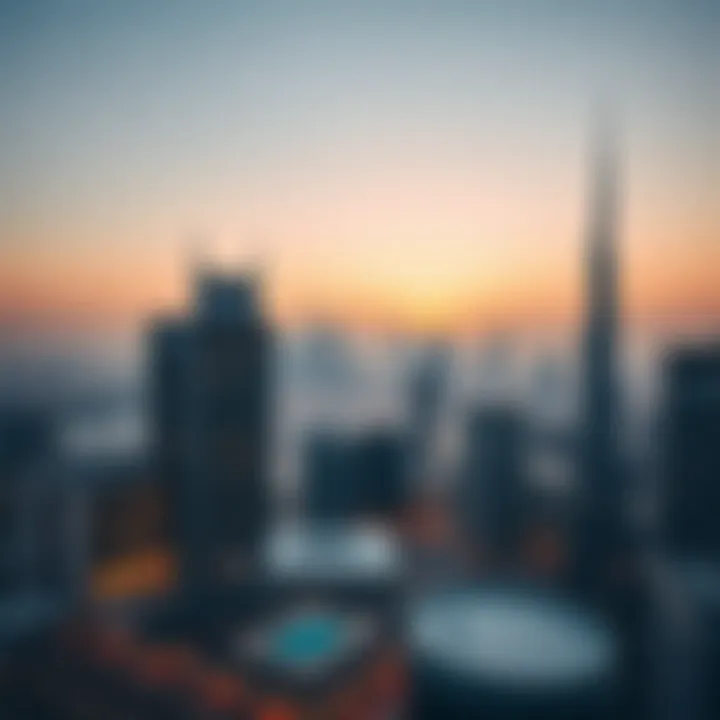 Panoramic skyline view from Bonnington Tower's rooftop