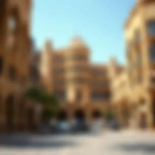 Historic architecture in Bur Dubai