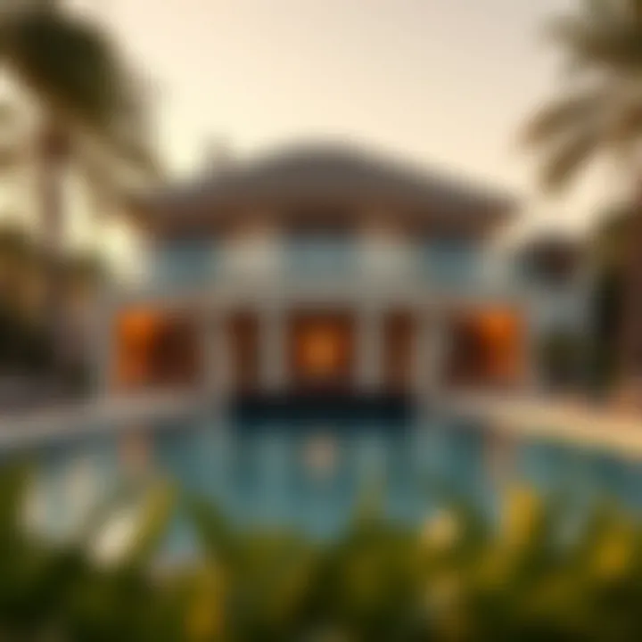 Luxurious villa on Palm Island