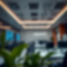 Modern Ejari office interior showcasing advanced technology