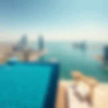 Infinity Pool with Marina View Infinity pool overlooking the marina in a luxury residence