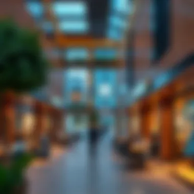 Shopping and dining amenities in Emaar South, catering to diverse needs