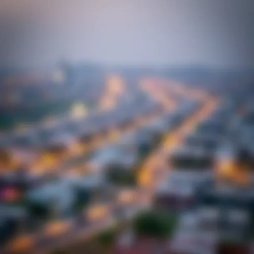 Panoramic view of Hamriya district
