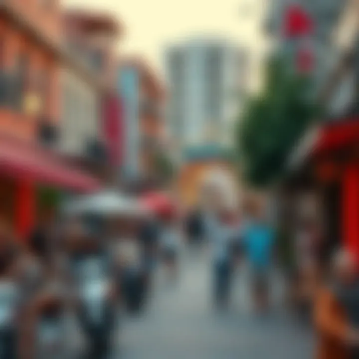 Community atmosphere surrounding Marina Arcade