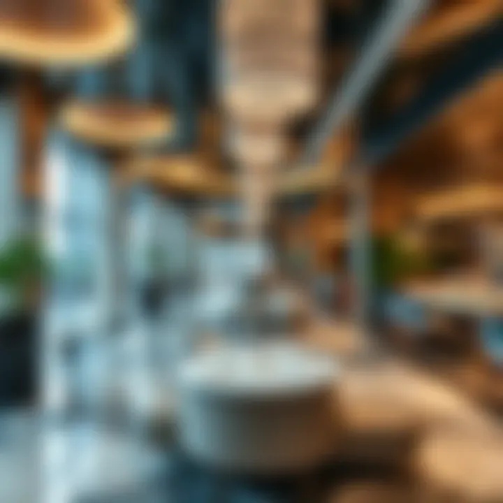 Luxurious interior amenities of Marina Arcade