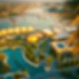 Breathtaking view of the Oasis by Emaar development
