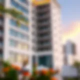 Luxurious view of Oasis Hotel Apartments exterior
