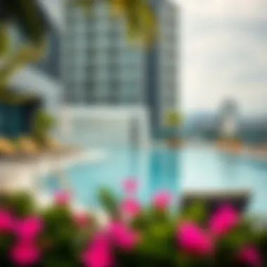 Relaxing Pool Area at Oasis Hotel Apartments Serene pool area at Oasis Hotel Apartments