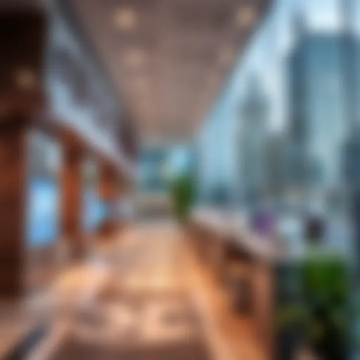 Infographic illustrating market trends for office spaces in Qusais
